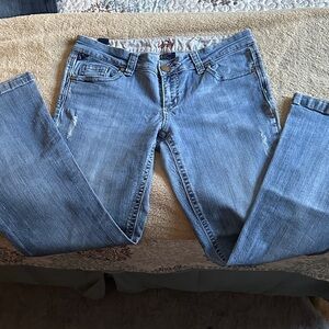 Vanity Denim Blue Straight Leg Jeans
